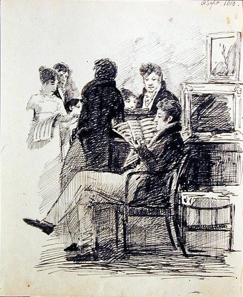 Læsning af et partitur af John Harden