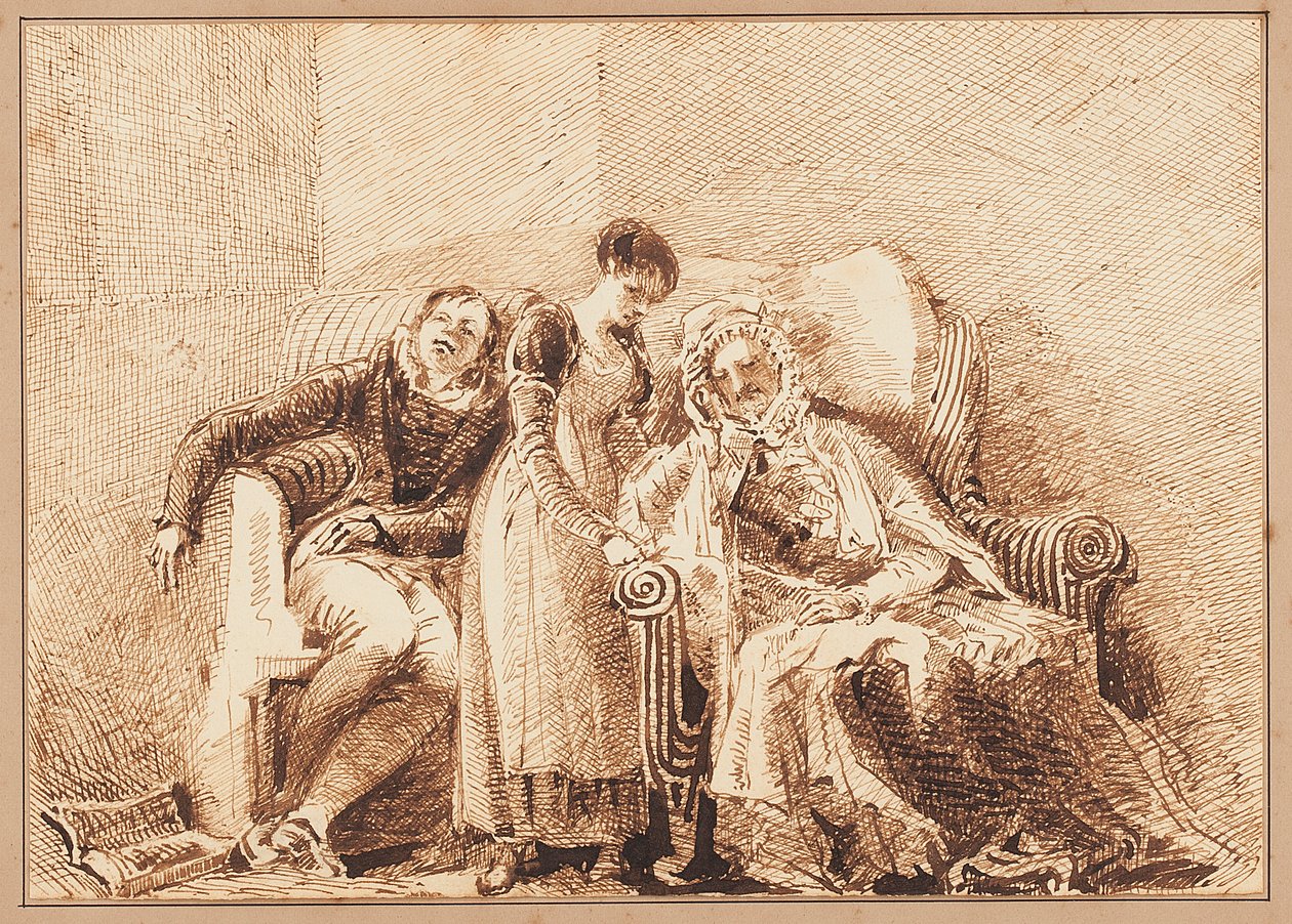 Sygdom, 1830 af John Harden