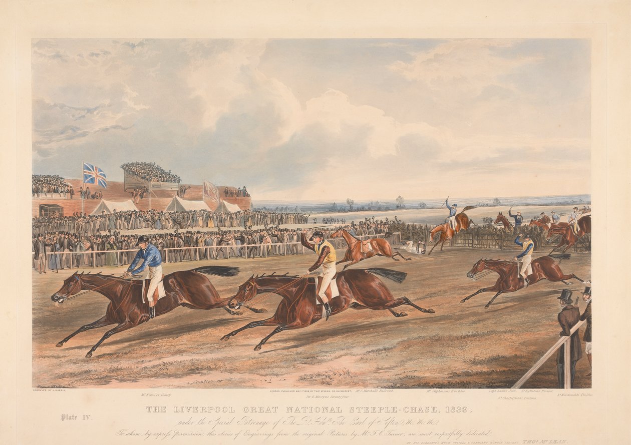 En af et sæt på fire: Liverpool Great National Steeple-Chase af John Harris