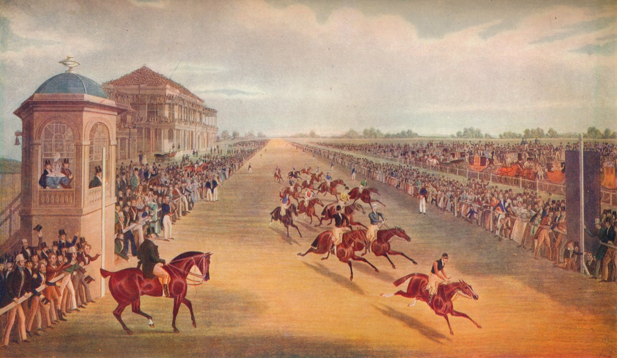 Race for Great St. Leger Stakes, 1836, 1837 af John Harris