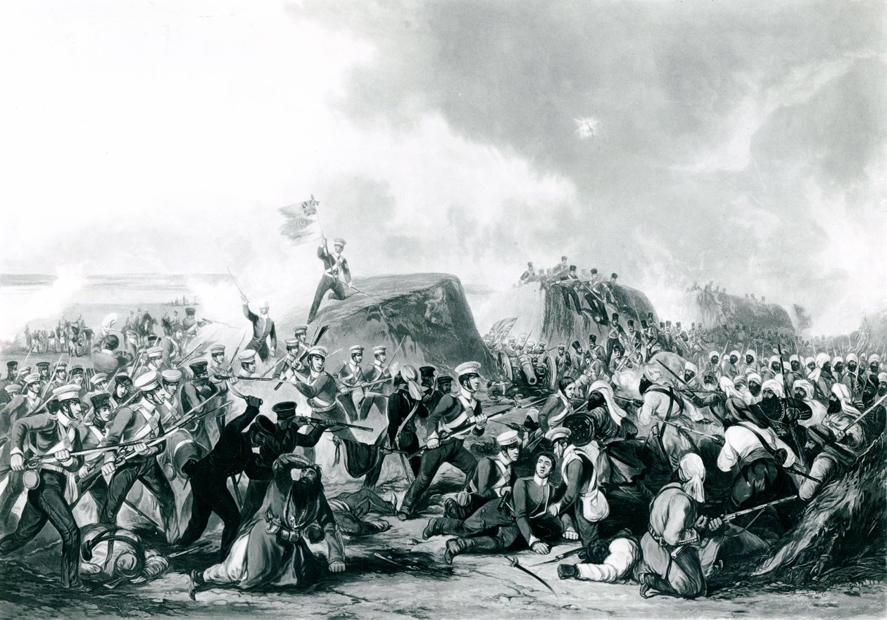 The Battle of Sobraon 10 February 1846dani af John Harris