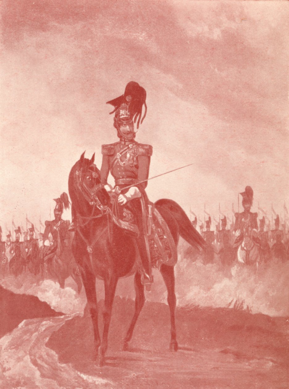 16. The Queens L.D. Lancers Review Order, c1820-1870, 1909 af John Harris Junior