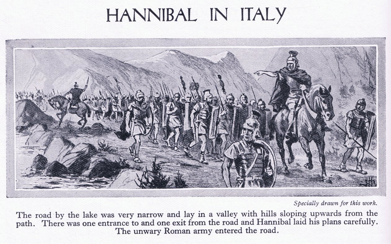 Hannibal i Italien, ca. 1950 af John Harris Valda