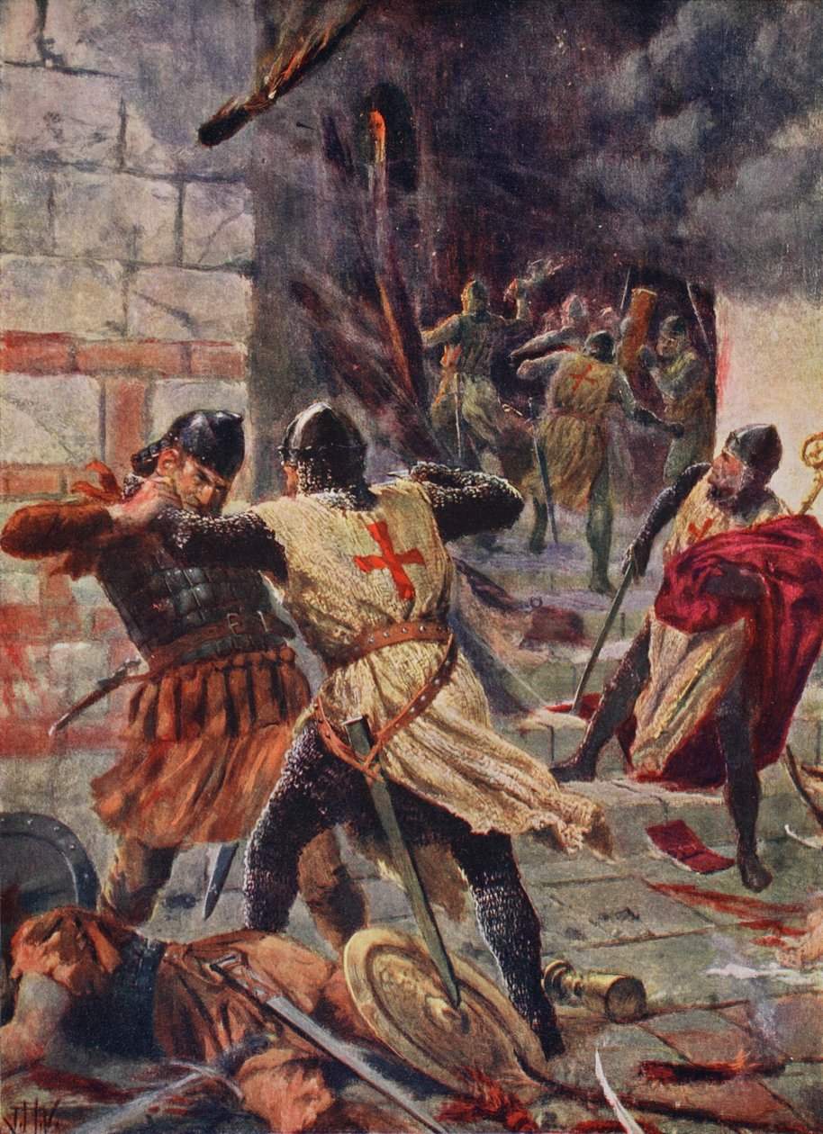 Korsfarernes erobring af Konstantinopel af John Harris Valda