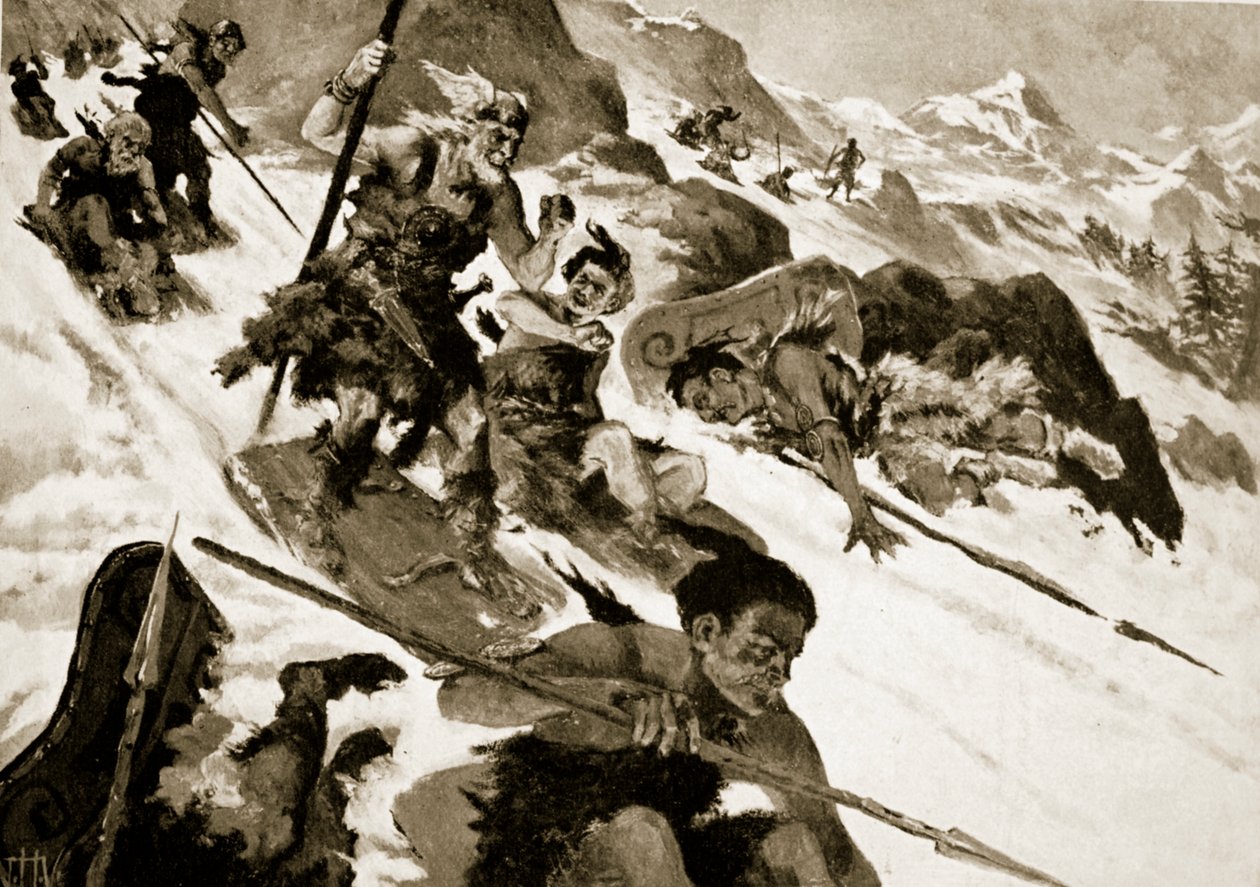 Cimbri i Alperne af John Harris Valda
