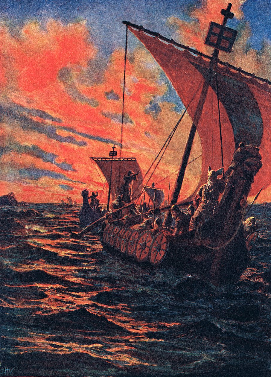 The Return of the Vikings, illustration fra 
