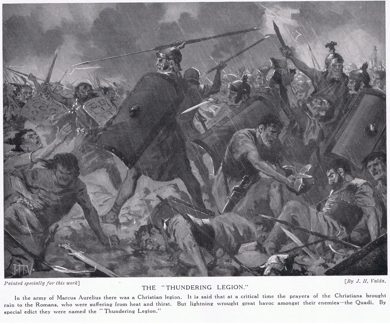 Den "tordnende legion af John Harris Valda