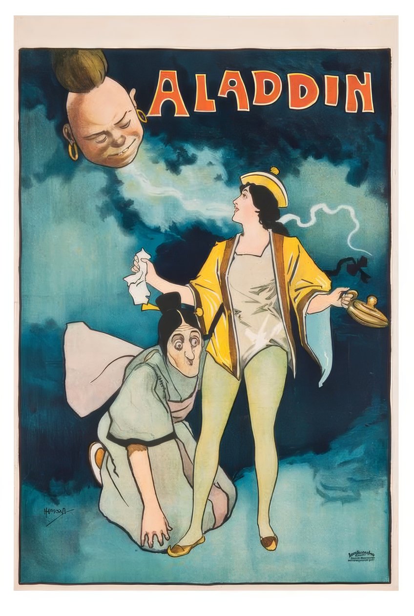 Aladdin / J. Hassall / Plakat, 1893-1899 af John Hassall
