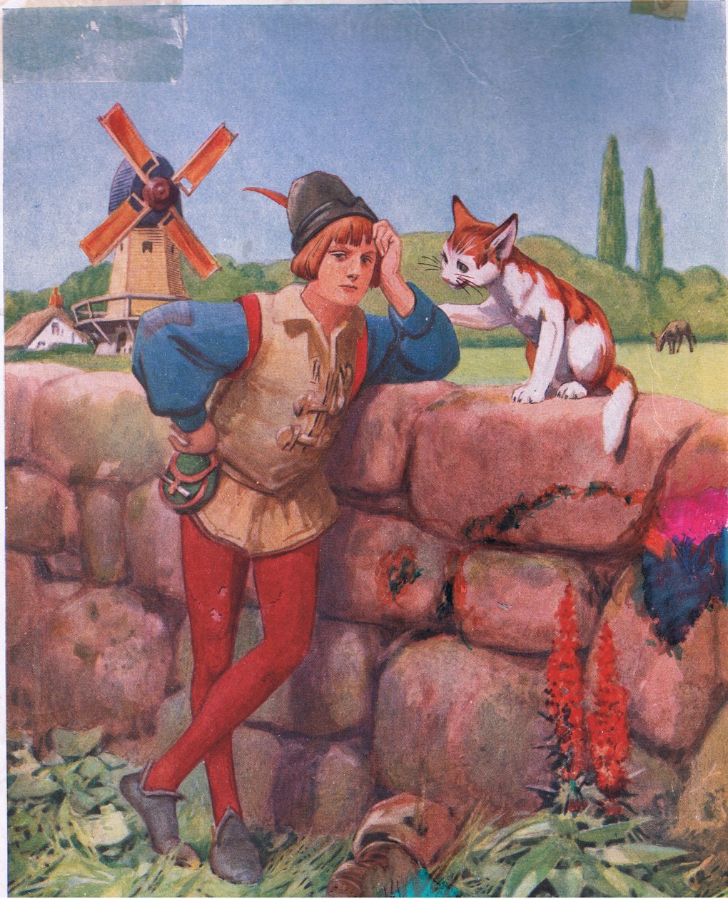 Dick Whittington og hans kat (litho) af John Hassall