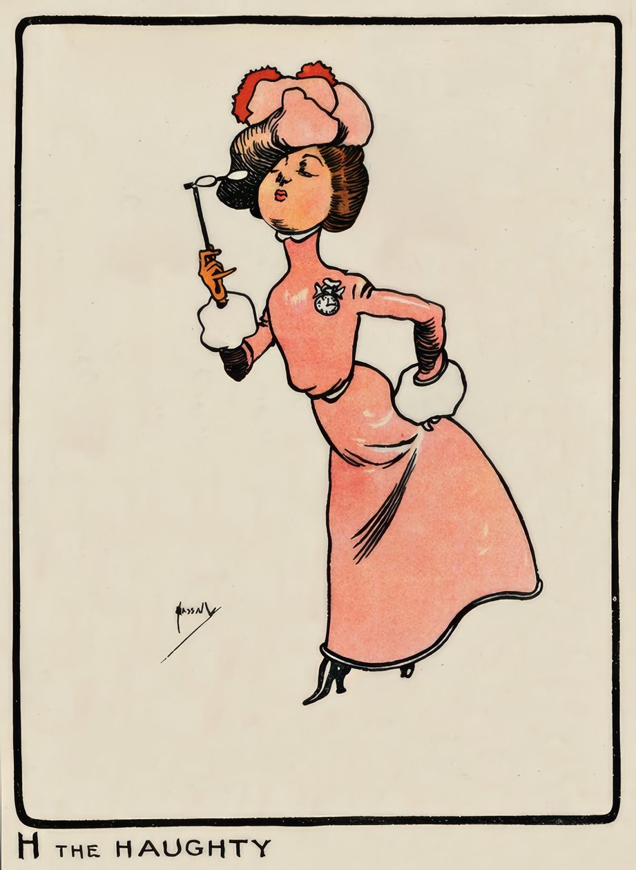 H den hovmodige / J.Hassall / Zeichnung, 1903 af John Hassall