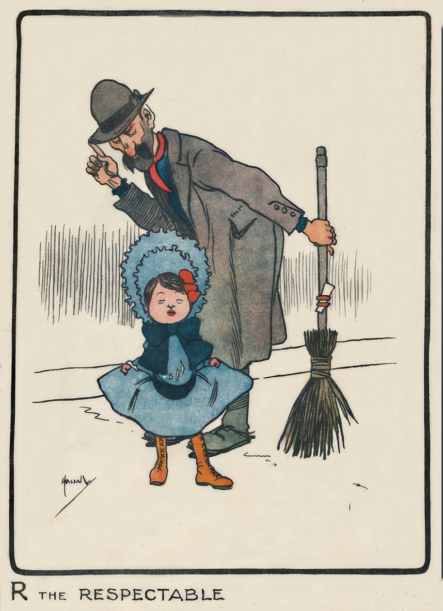 R den respektable / J.Hassall / Zeichnung, 1903 af John Hassall