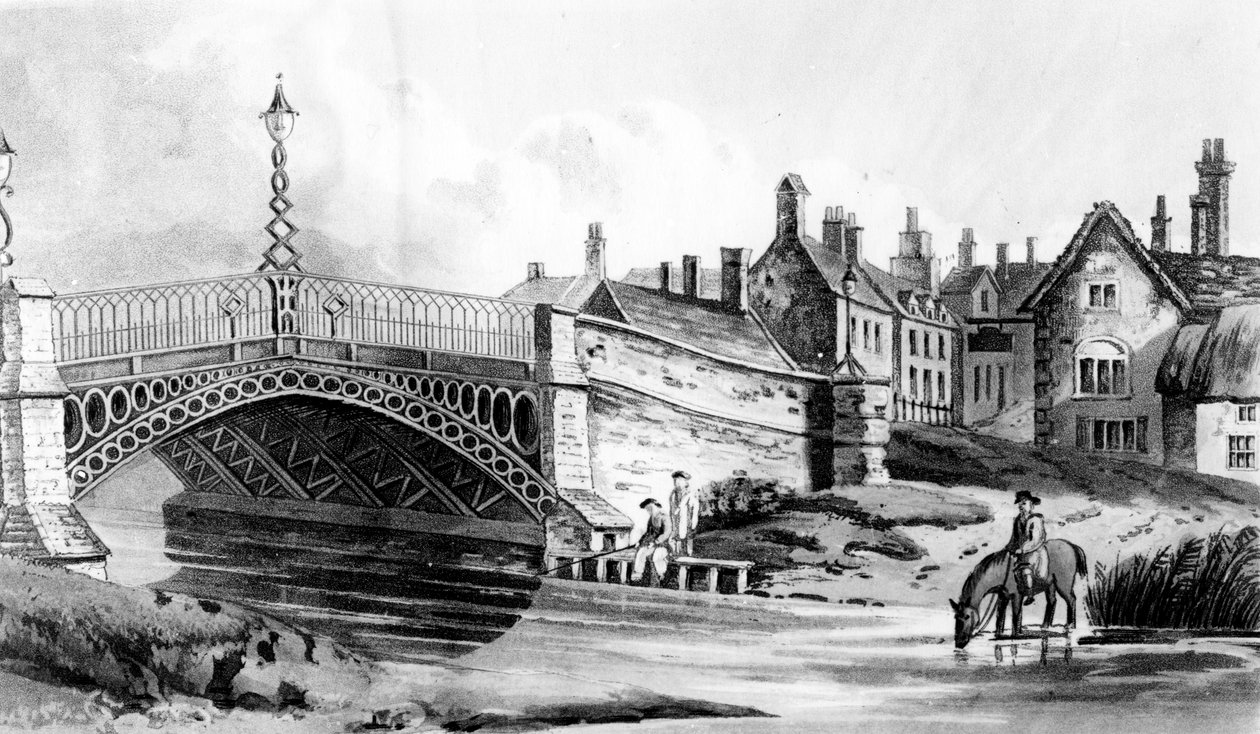 Newport Pagnell, Bucks, 1819 af John Hassell