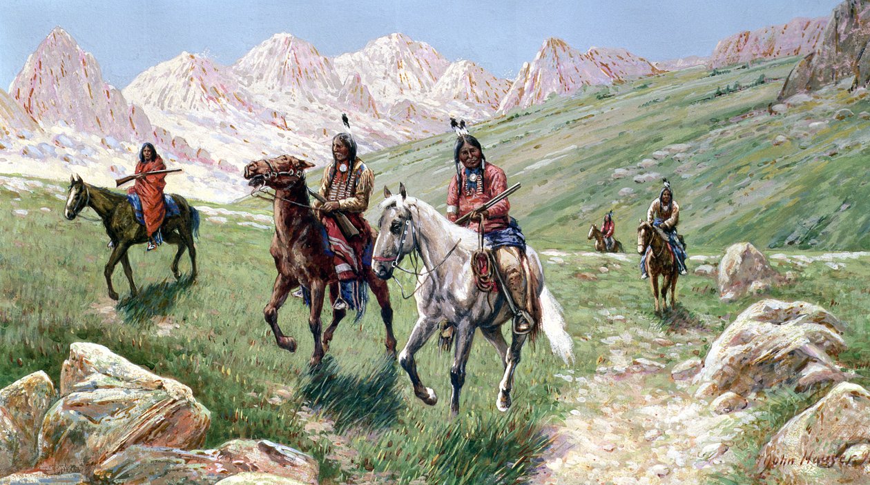 I Cheyenne-området, 1896 af John Hauser