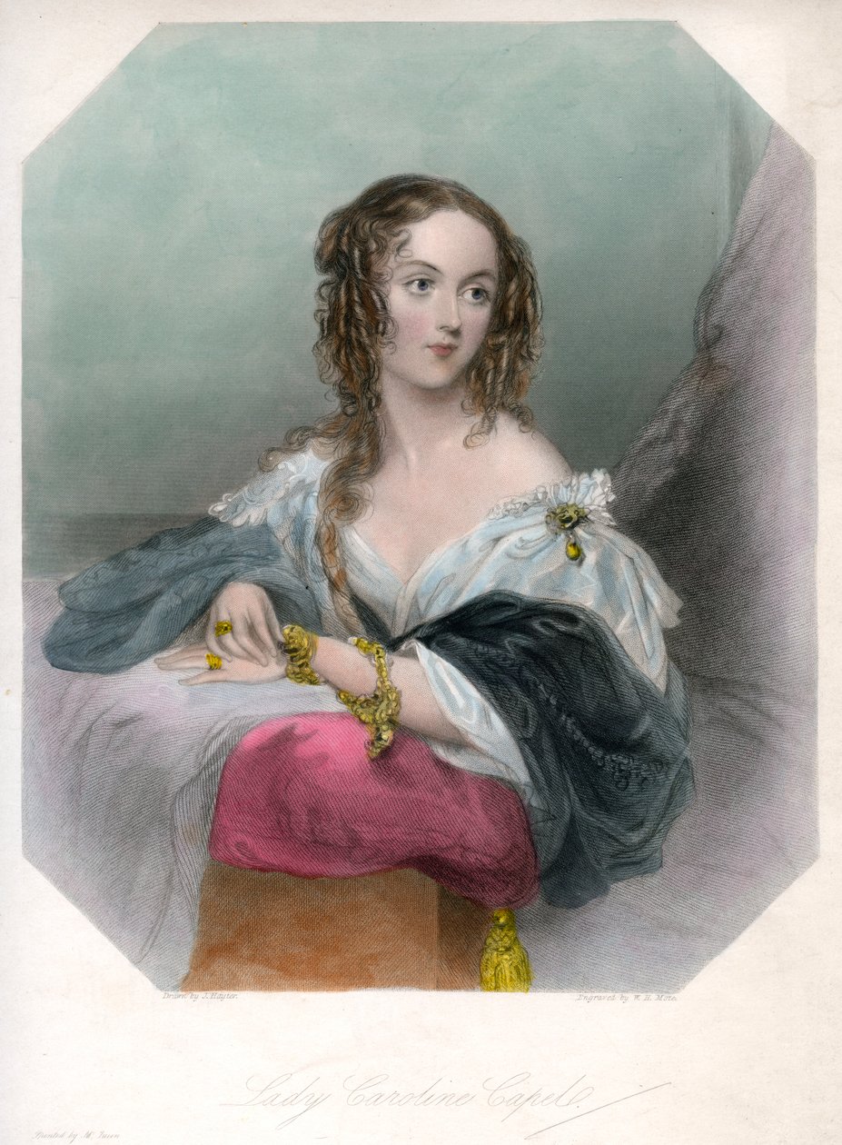 Lady Caroline Capel, c1800-1820 af John Hayter