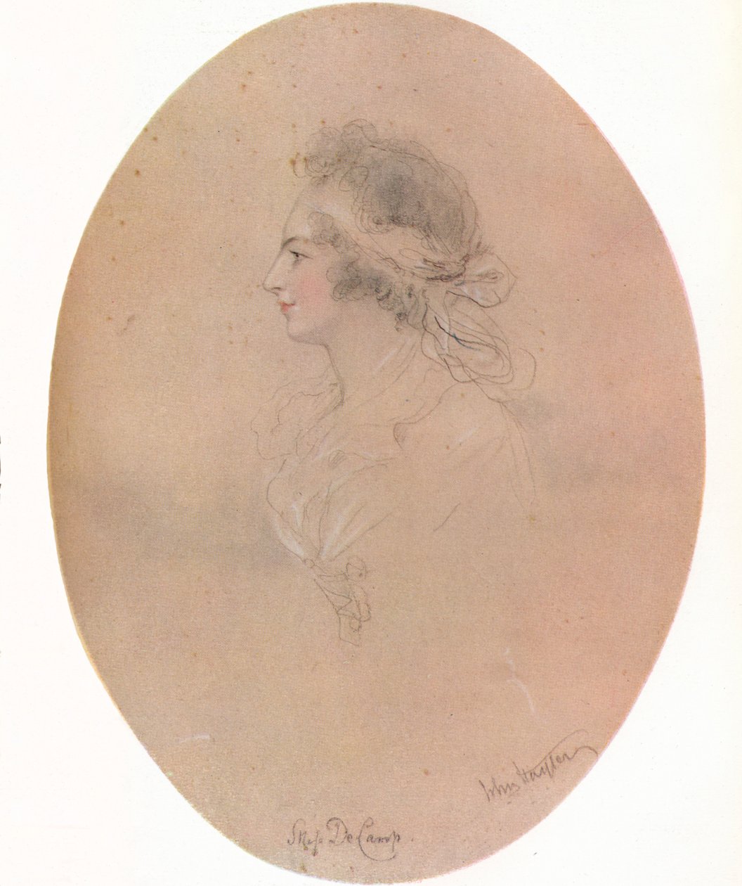 Miss De Camp, 1800-tallet, 1923 af John Hayter