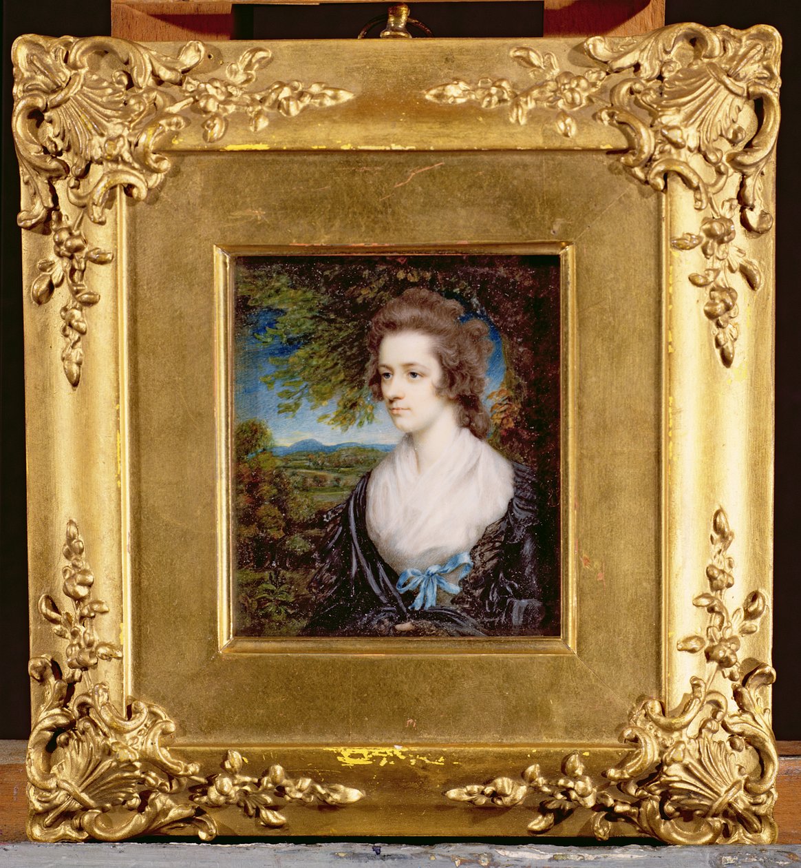 Portræt af Margaret Hazlitt, søster til William Hazlitt af John Hazlitt