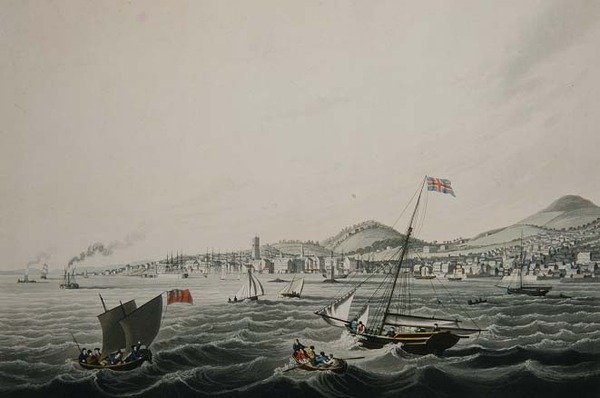 The Town of Dundee, pub. af Smith & Elder af John Heaviside (after) Clark