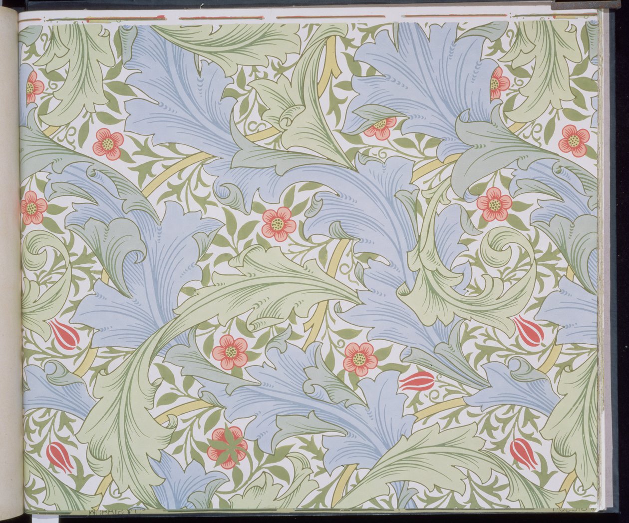 Granville tapet, designet af John Henry Dearle (1860-1932) for Morris and Company, 1896 af John Henry Dearle
