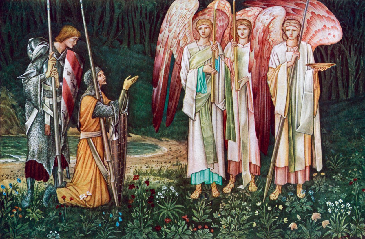 Den hellige grals vision, 1891 1934. af John Henry Dearle