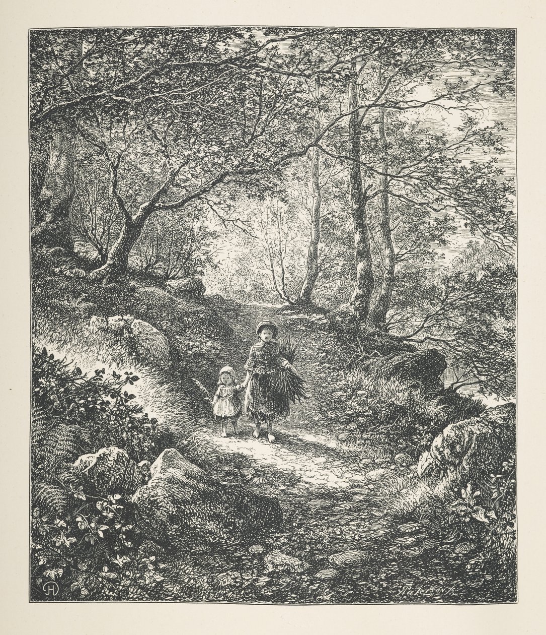 Plade 26. Walking through a wood, fra 