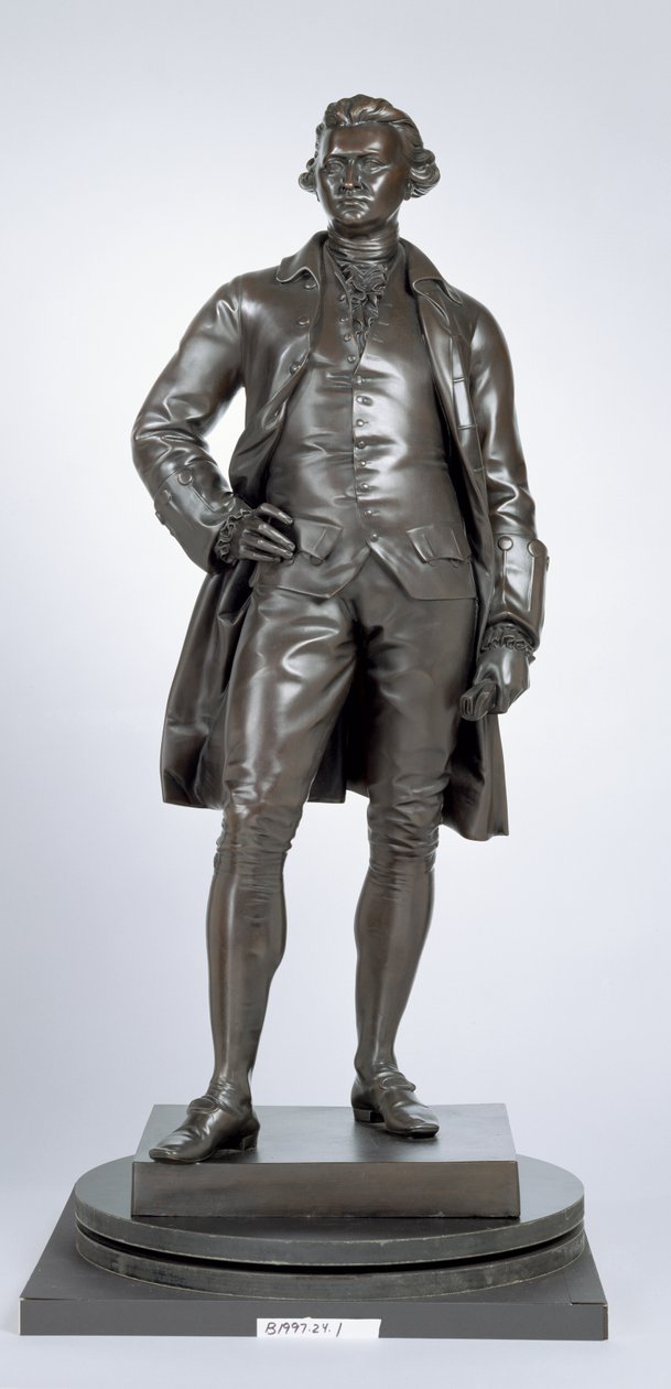 Edmund Burke (1729-97) 1865 (bronze) af John Henry Foley