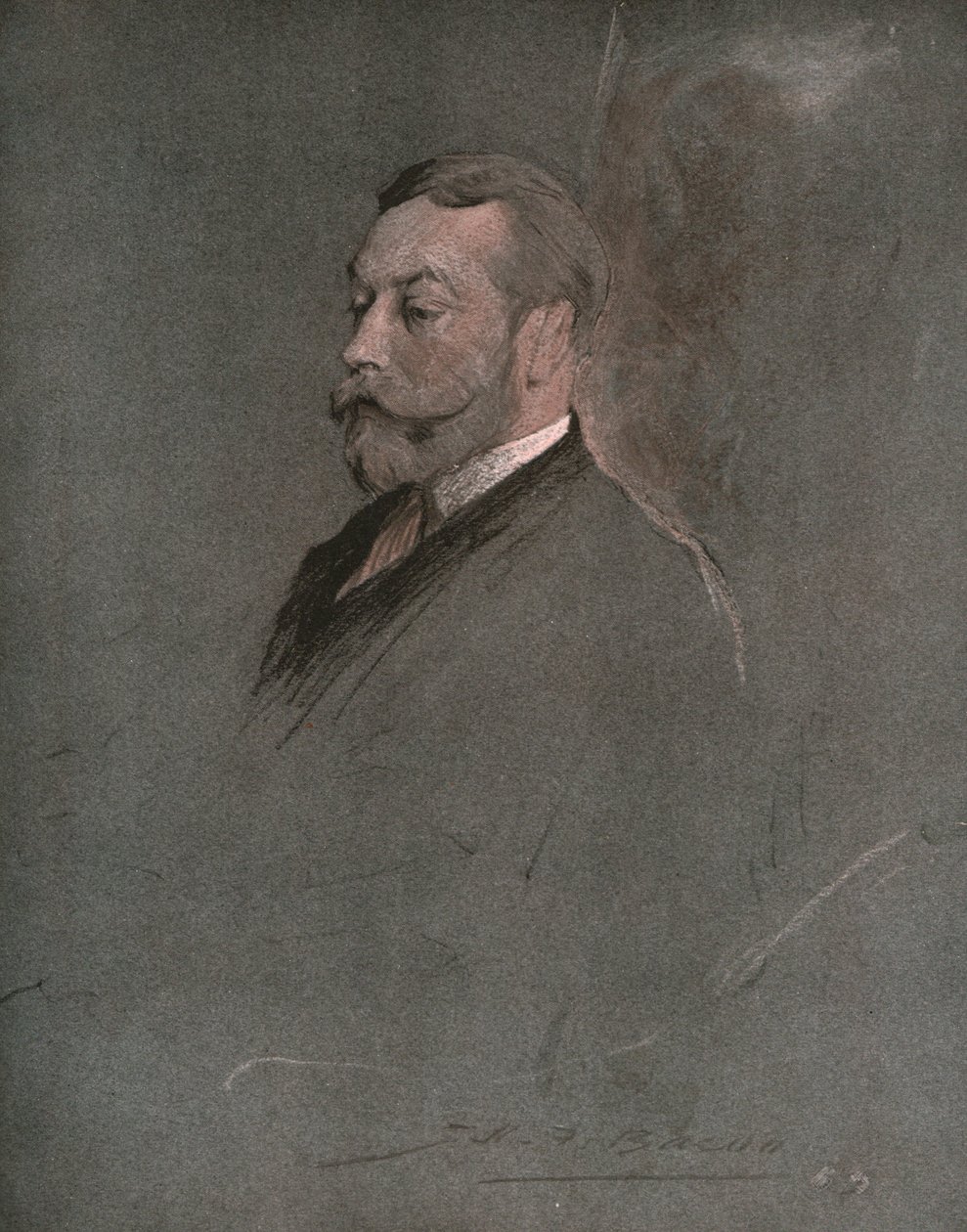 Hans Majestæt Kong George V, 1910. af John Henry Frederick Bacon