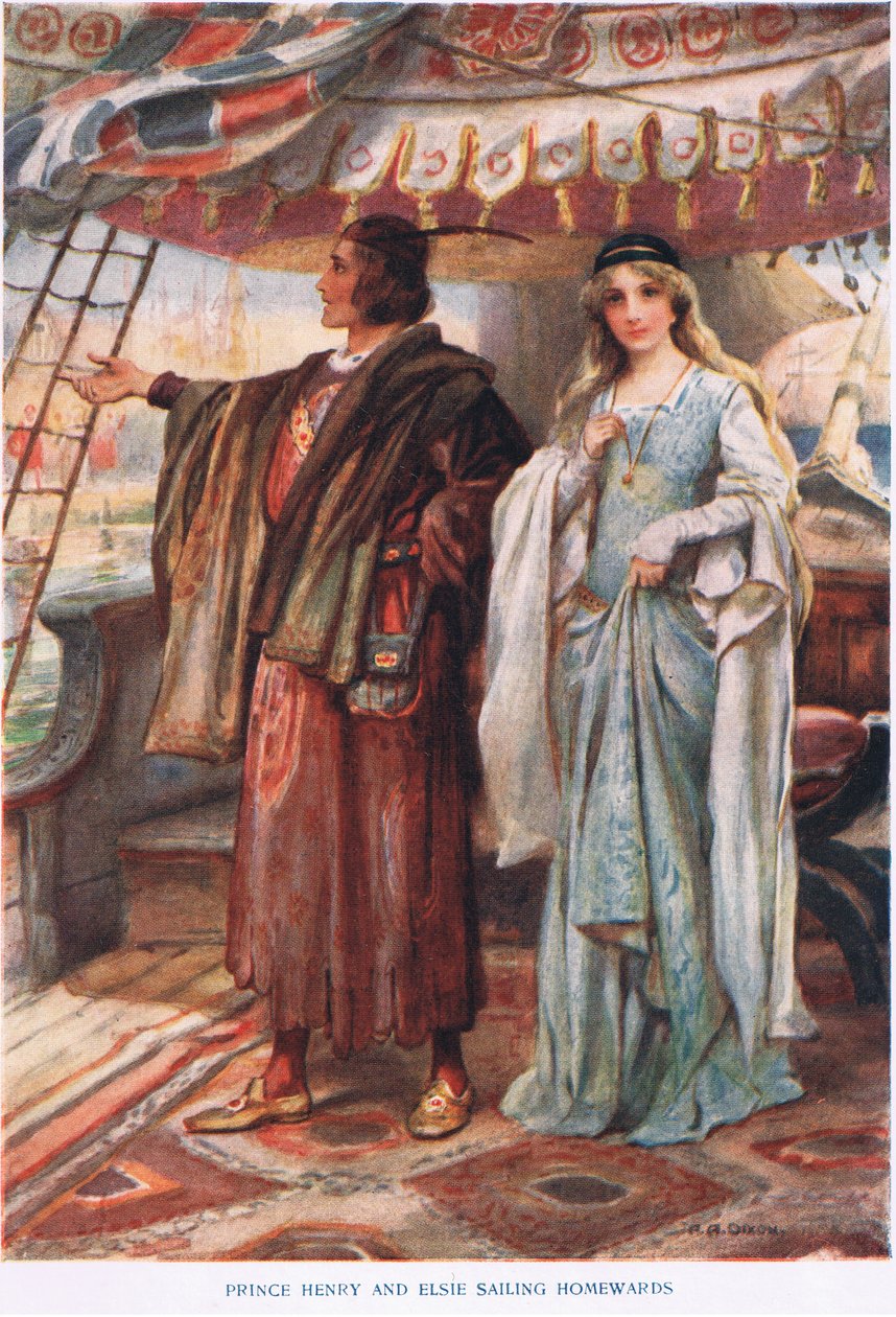 Prins Henrik og Elsie sejler hjem af John Henry Frederick Bacon