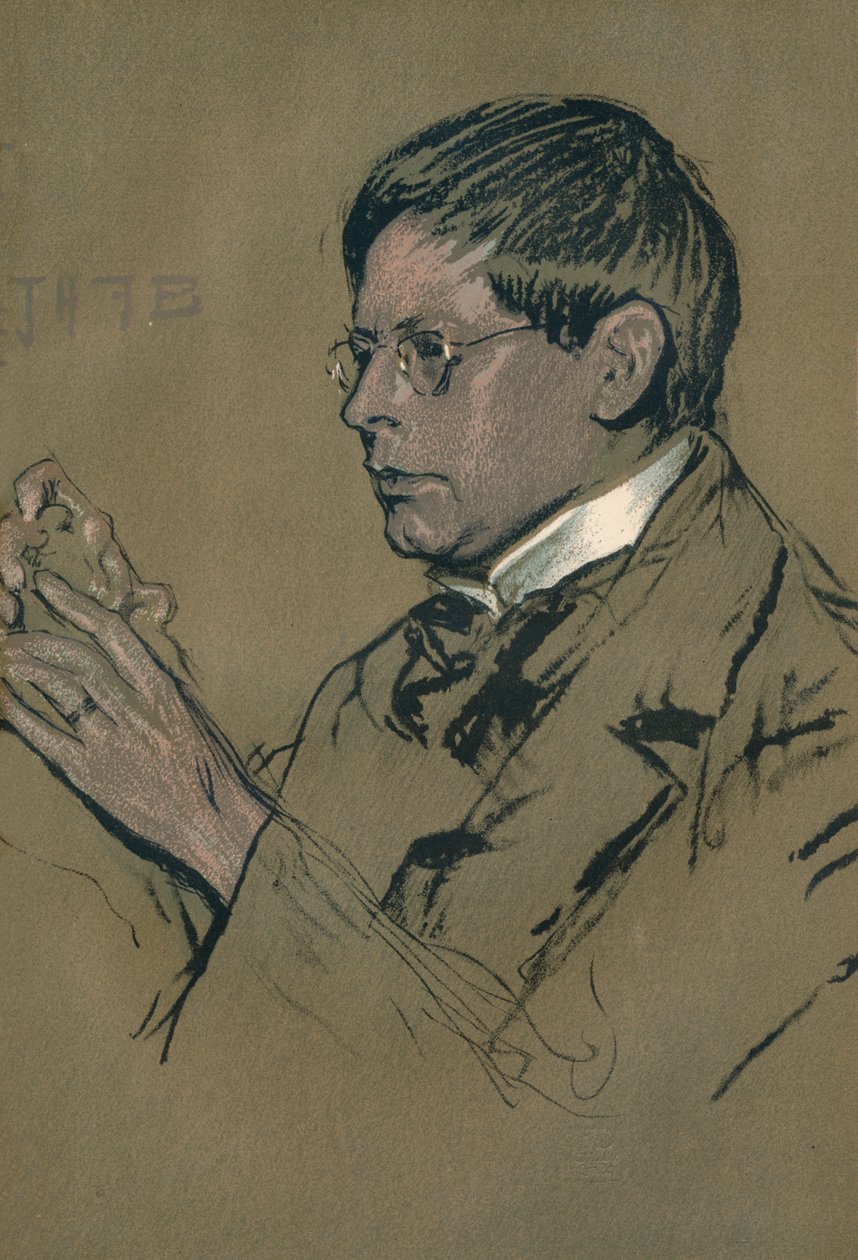 Sir George James Frampton 1860-1928, britisk billedhugger, c1901 af John Henry Frederick Bacon