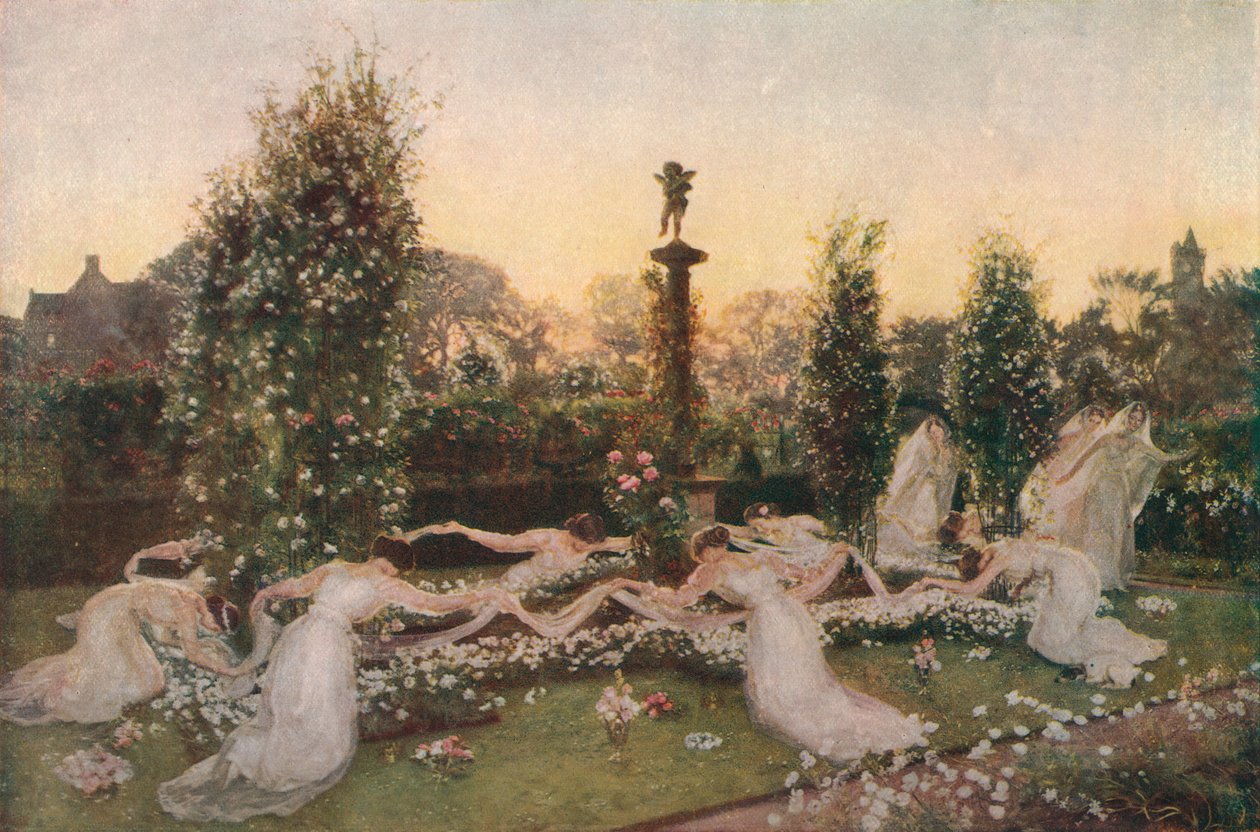 Amorhave, c1900, 1912 af John Henry Lorimer