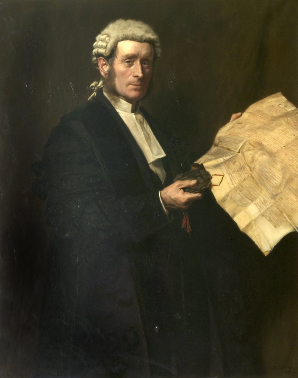 Sir Samuel George Johnson, KT, 1891 af John Henry Lorimer