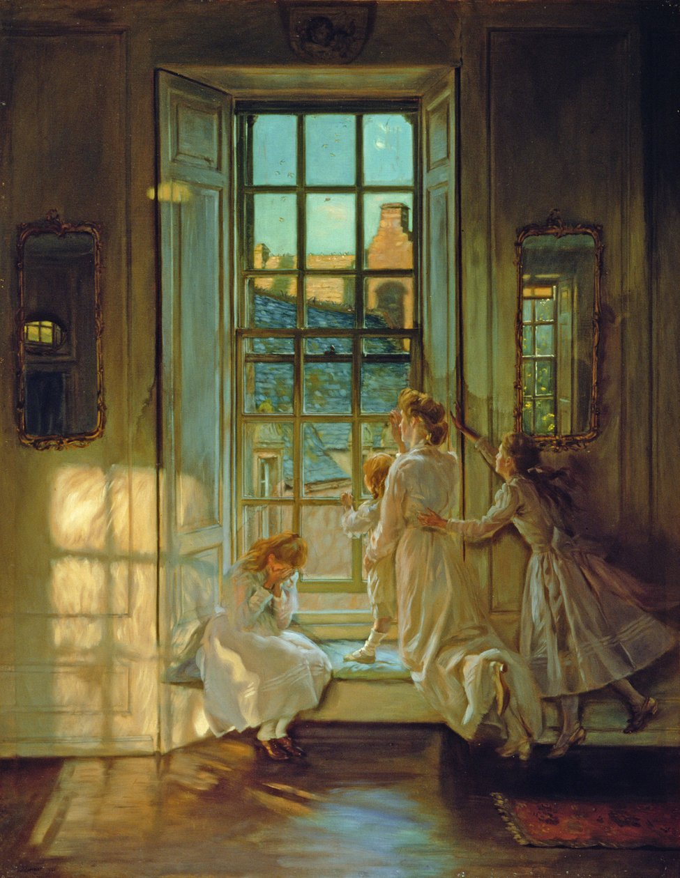 Svalernes flugt, 1906 af John Henry Lorimer