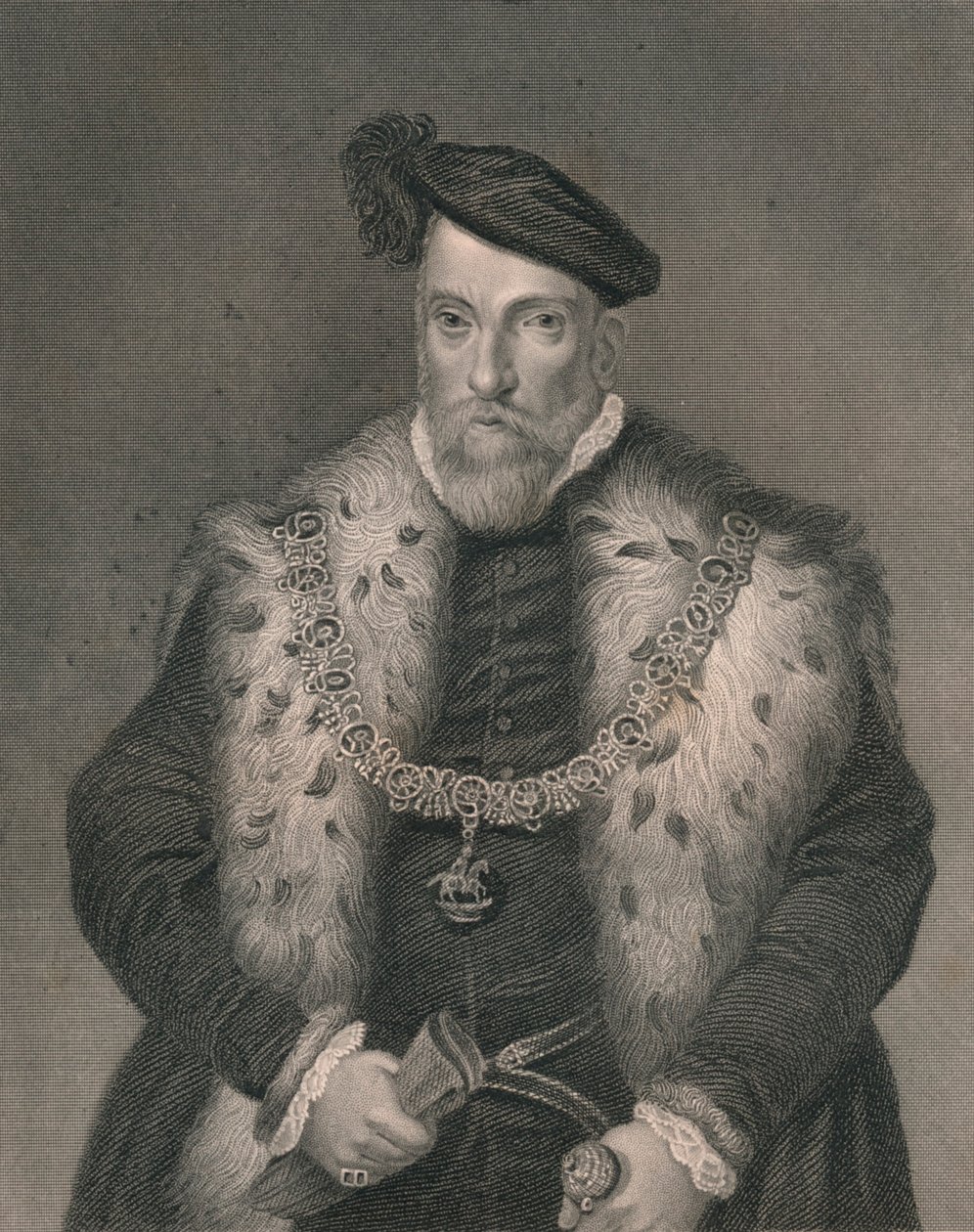 Henry Fitzalan, jarl af Arundel, begyndelsen af midten af det 19. århundrede. af John Henry Robinson