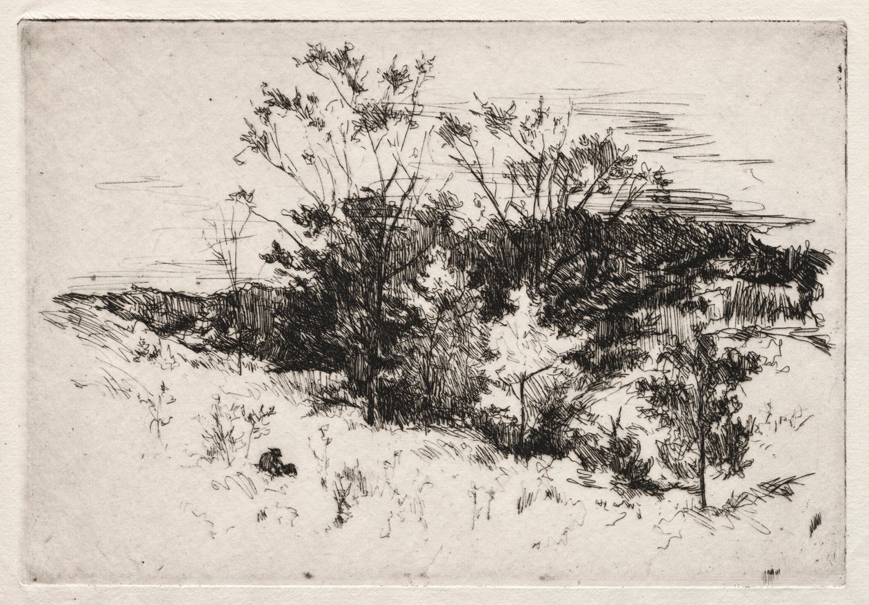 Efterårslandskab, 1879-80. af John Henry Twachtman