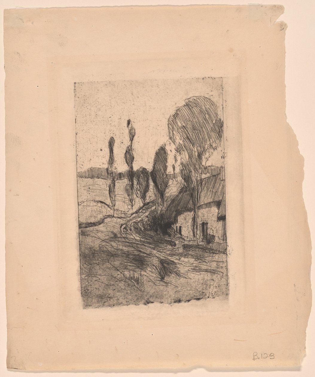 Fransk landskab af John Henry Twachtman