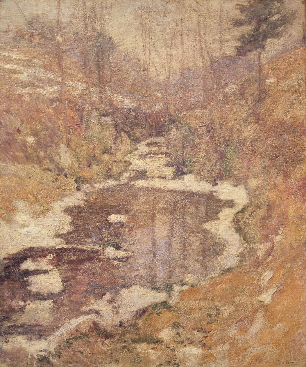 Hemlock Pool, ca. 1900 af John Henry Twachtman