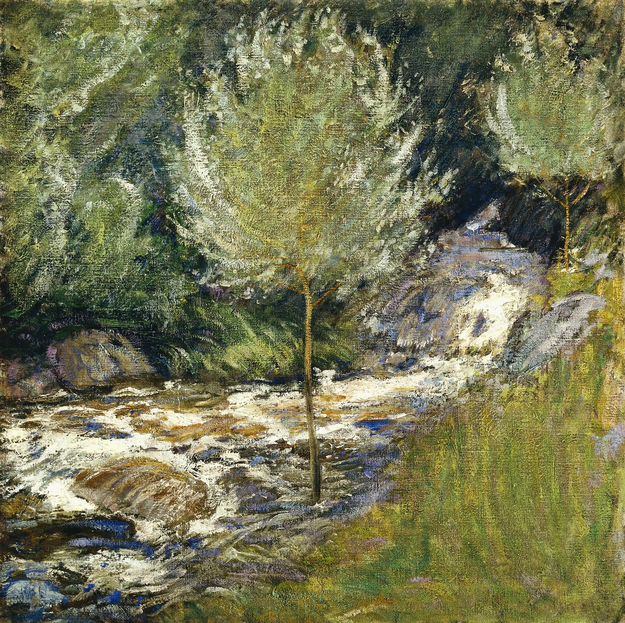 Horseneck Falls, Greenwich, Connecticut, af John Henry Twachtman