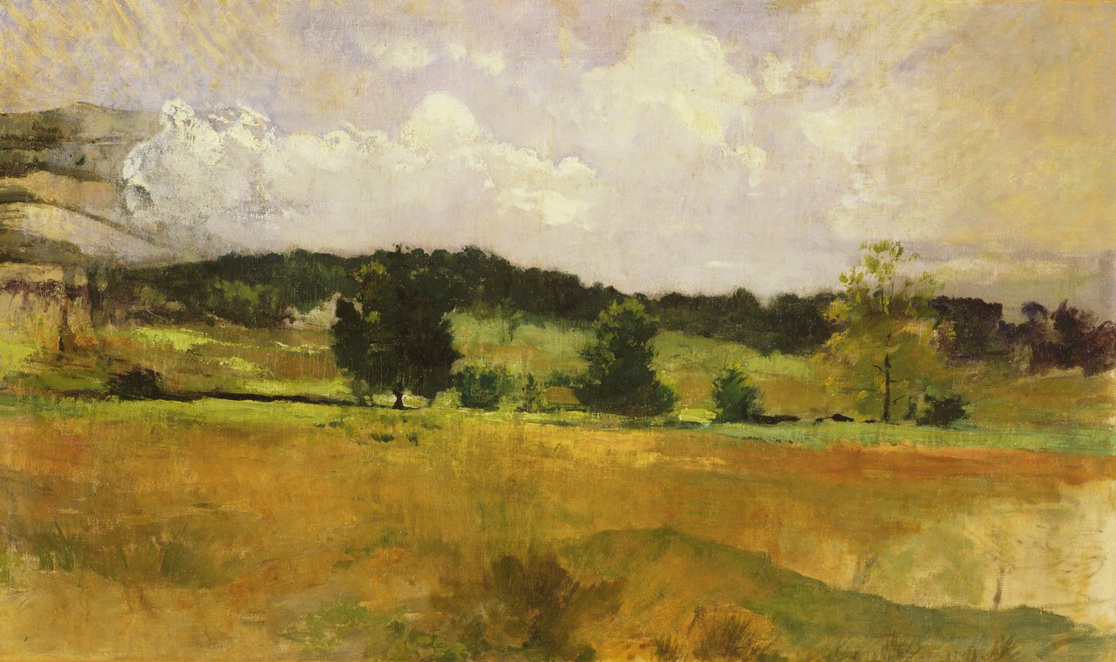 Landskabsstudie, c.1900 af John Henry Twachtman