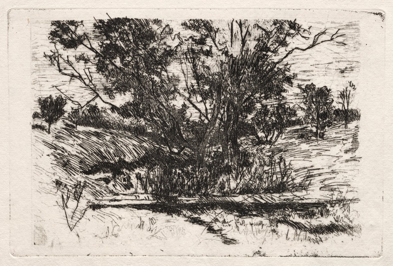 I nærheden af Cincinnati, Ohio. af John Henry Twachtman