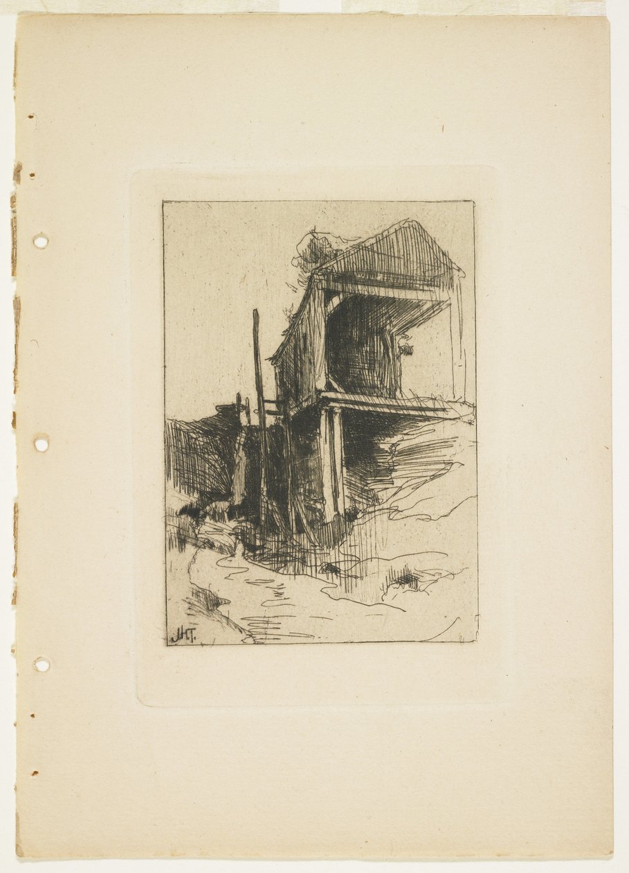 Den forladte Mølle, 1888-1889 af John Henry Twachtman