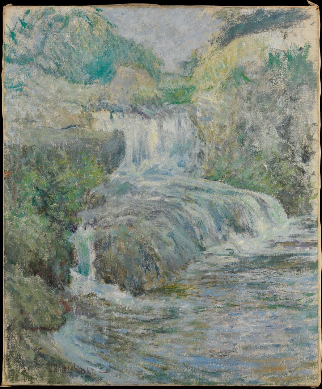 Vandfald af John Henry Twachtman