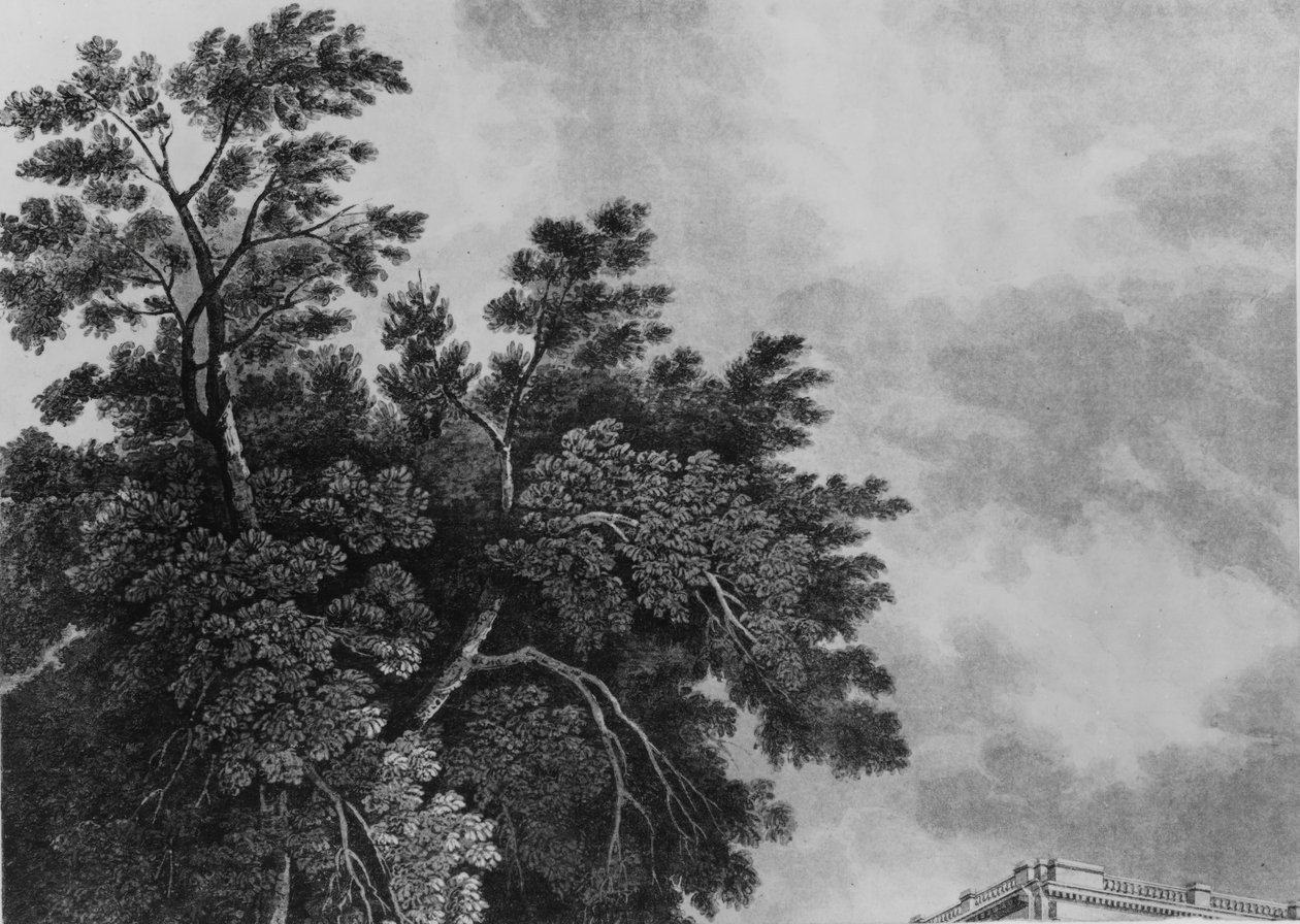 Rådhus, 1826. af John Hill