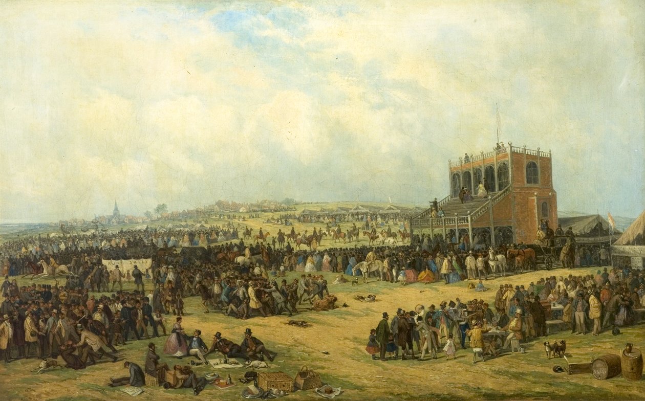 Before the Race (Nottingham Races), 1865 af John Holland