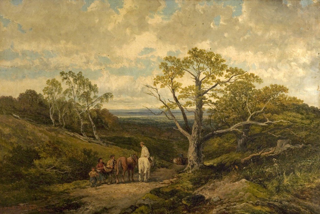 Udsigt i Sherwood Forest, Nottinghamshire af John Holland