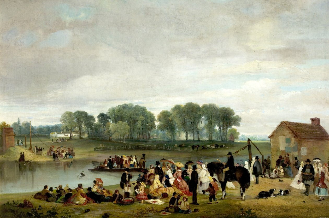 Wilford Ferry, Nottingham (The Cherry-Earrings) af John Holland