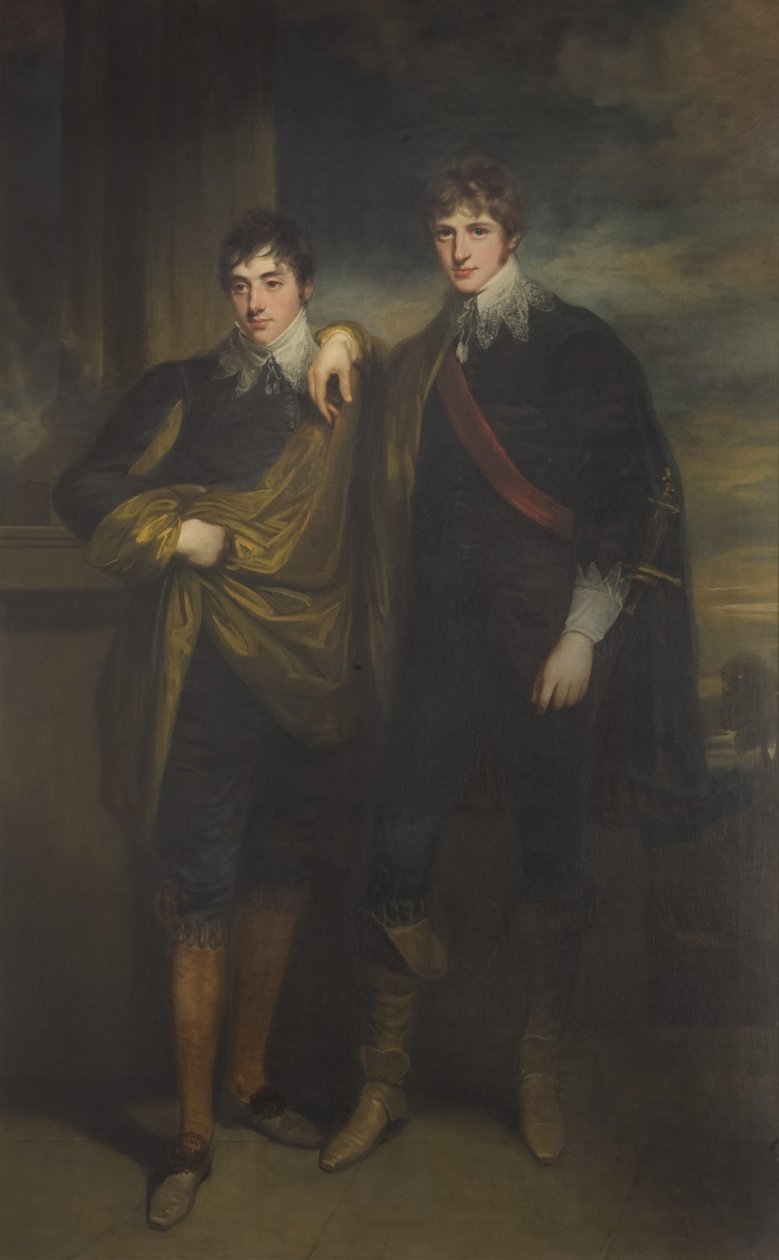 Henry Augustus Berkeley Craven og Keppel Richard Craven (olie på lærred) af John Hoppner