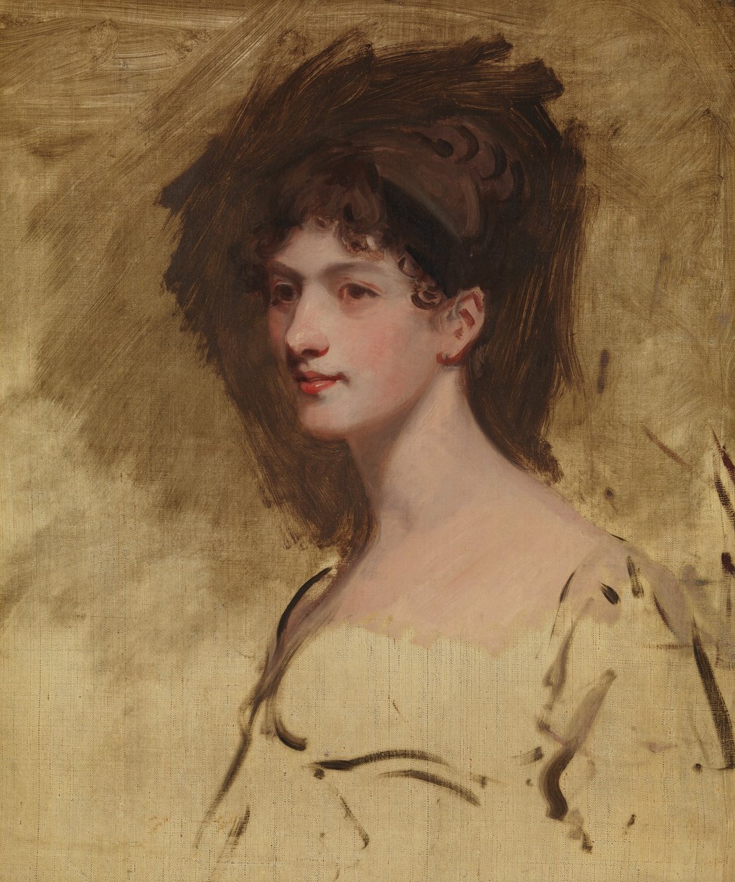 Lady Hester King døde 1873, sandsynligvis 1805. af John Hoppner