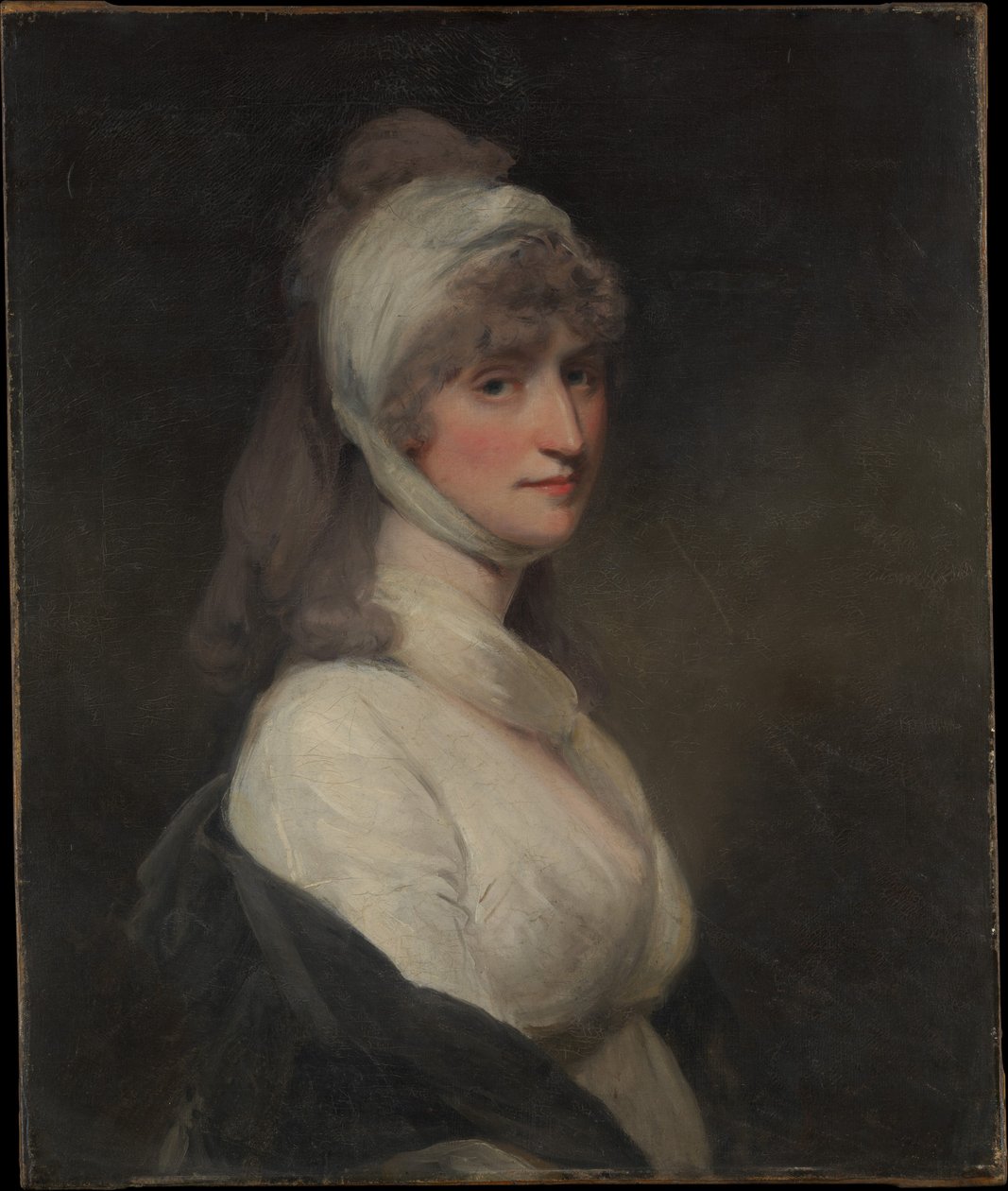 Fru Thomas Pechell (Charlotte Clavering, død 1841) af John Hoppner