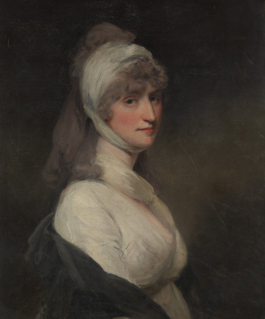 Fru Thomas Pechell Charlotte Clavering, død 1841, 1799. af John Hoppner