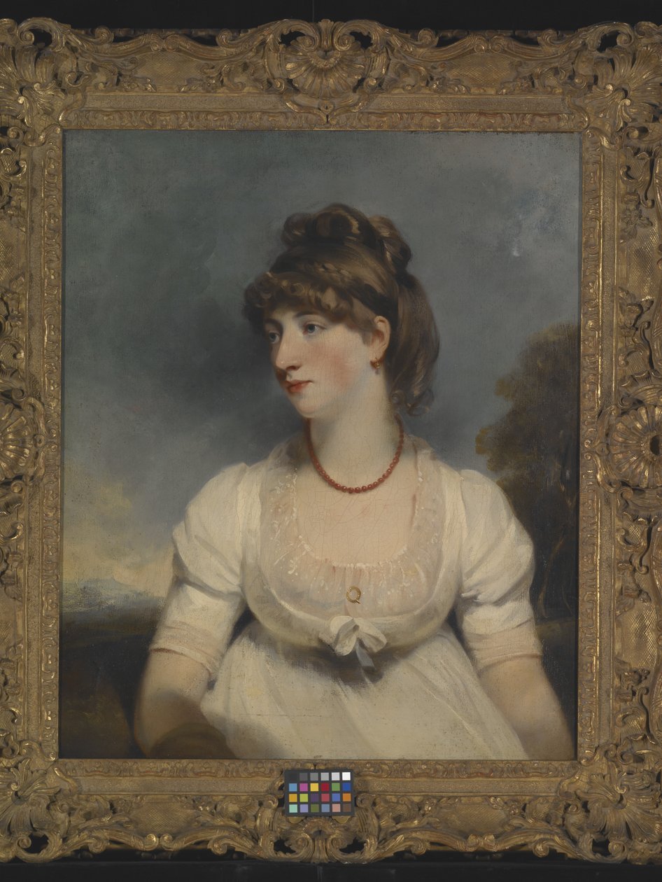 Portræt af Miss Fisher (olie på lærred) af John Hoppner