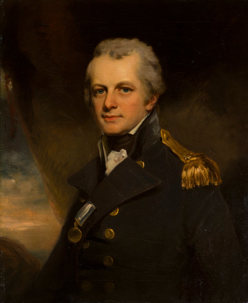 Portræt af admiral John Willett Payne, ca. 1772-1803 (olie på lærred) af John Hoppner